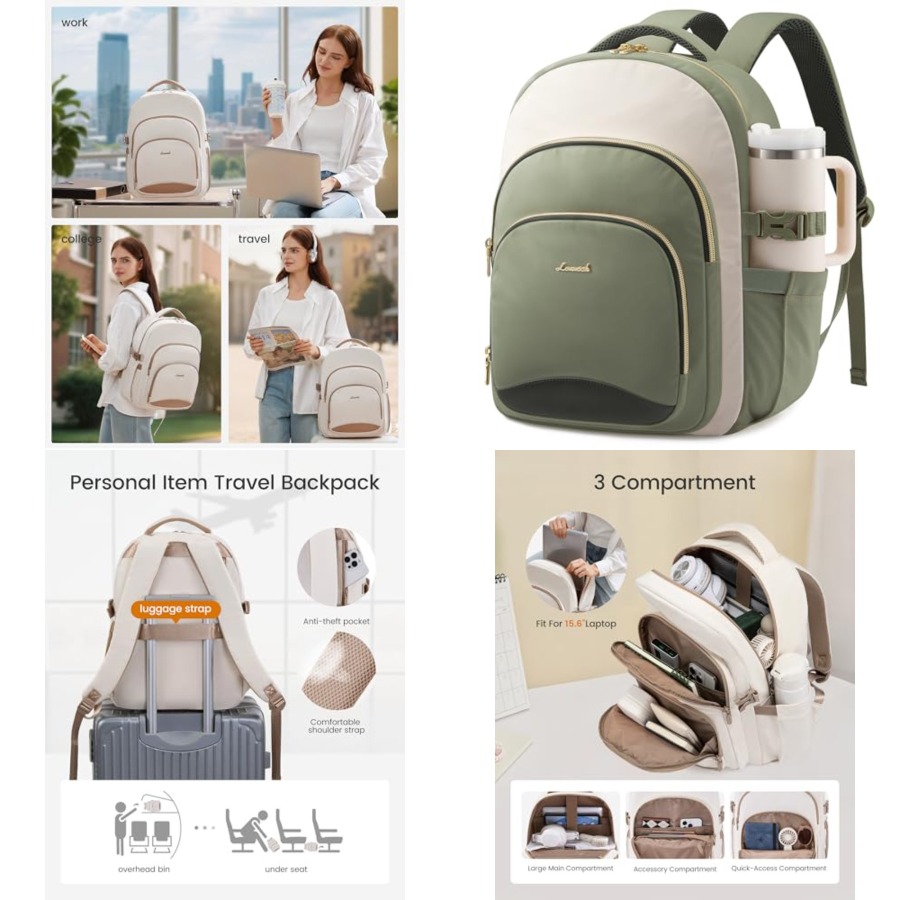 Laptop Backpack for Women, Wor - School Backpack Teen ulasan dan harga