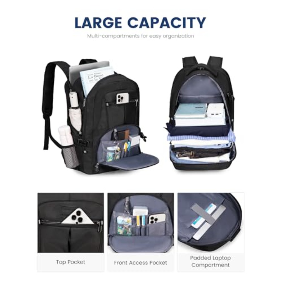 Travel Laptop Backpack Waterpr - Travel Backpack Anti Theft ulasan dan harga