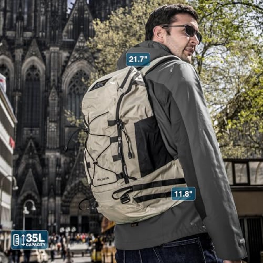 35L Hiking Backpack, Lightweig - Rain Cover Backpack ulasan dan harga